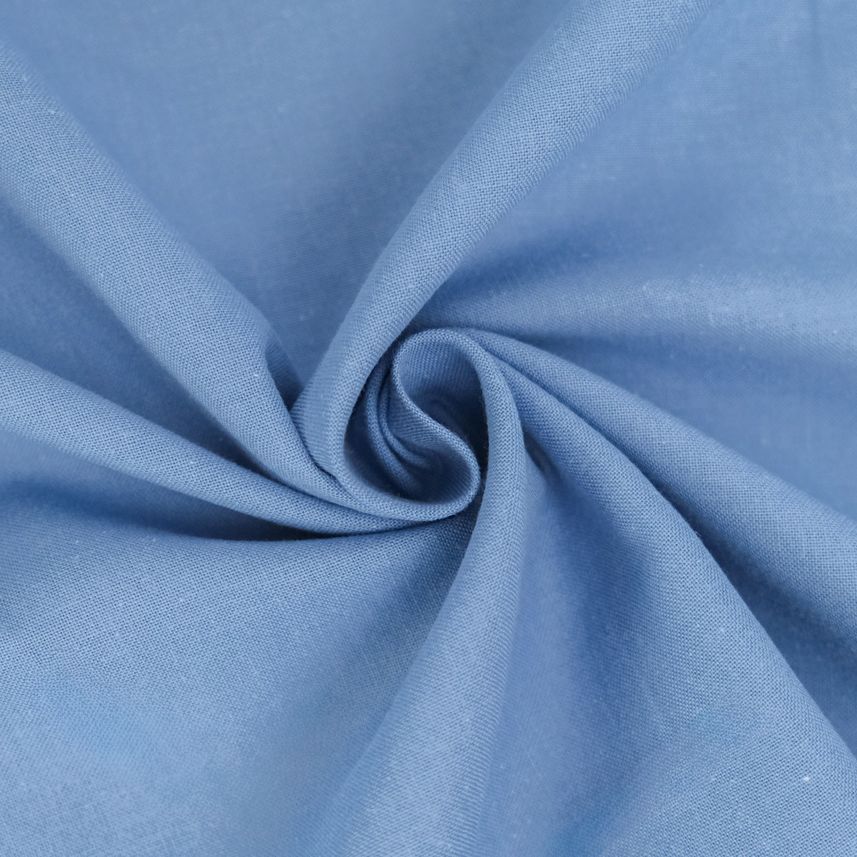 Sanforisiertes Baumwollgewebe in Blaugrau – Maison Klem